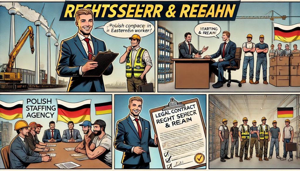 Zeitarbeit, OsteuropäischeArbeitskräfte, Personalberatung, A1Bescheinigung, Arbeitnehmerüberlassung, FKS, Sozialversicherung, Rechtssicherheit, DeutschPolnischeZusammenarbeit, Wortfilter